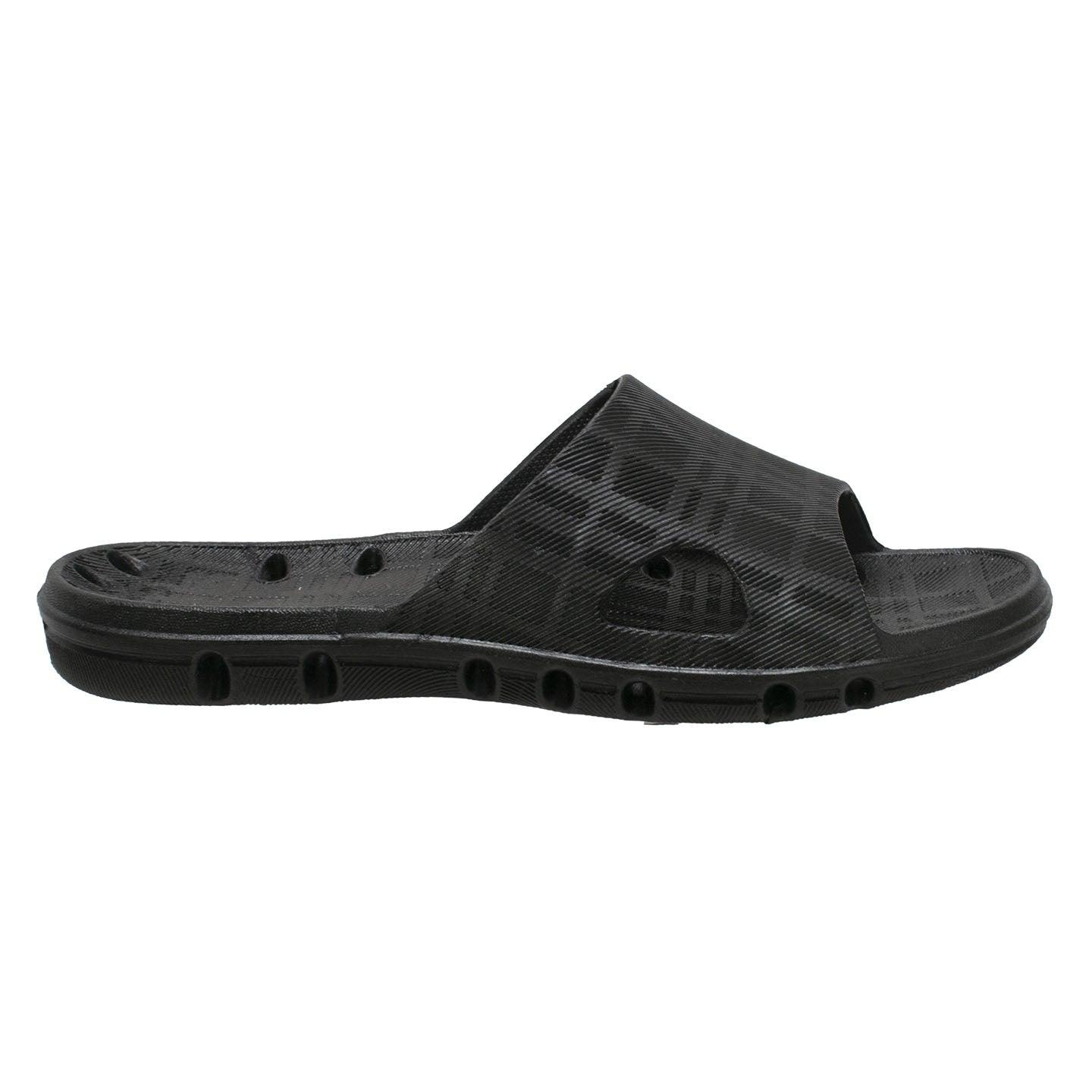 Tecs Women's PVC Slide Sandal Black - Flyclothing LLC