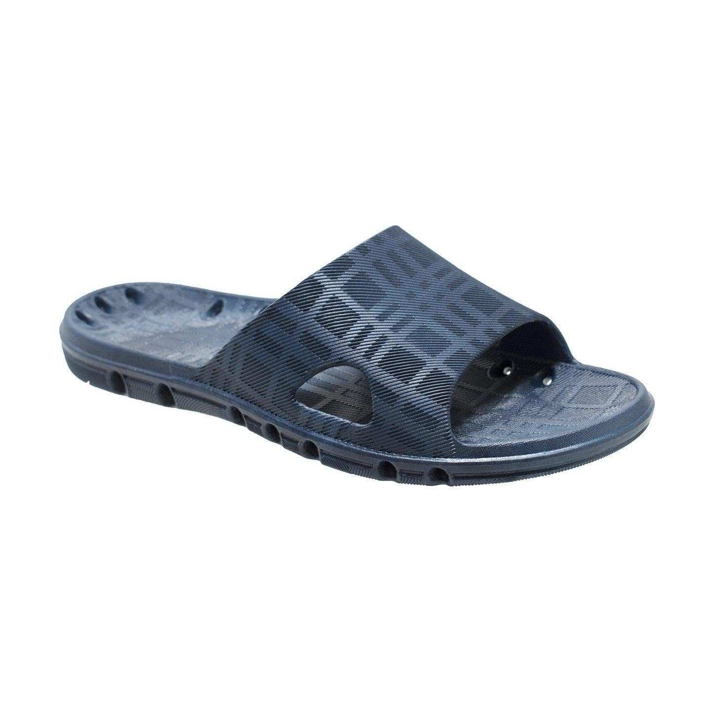 Tecs Women's PVC Slide Sandal Navy - Rocsoc - Flyclothing LLC