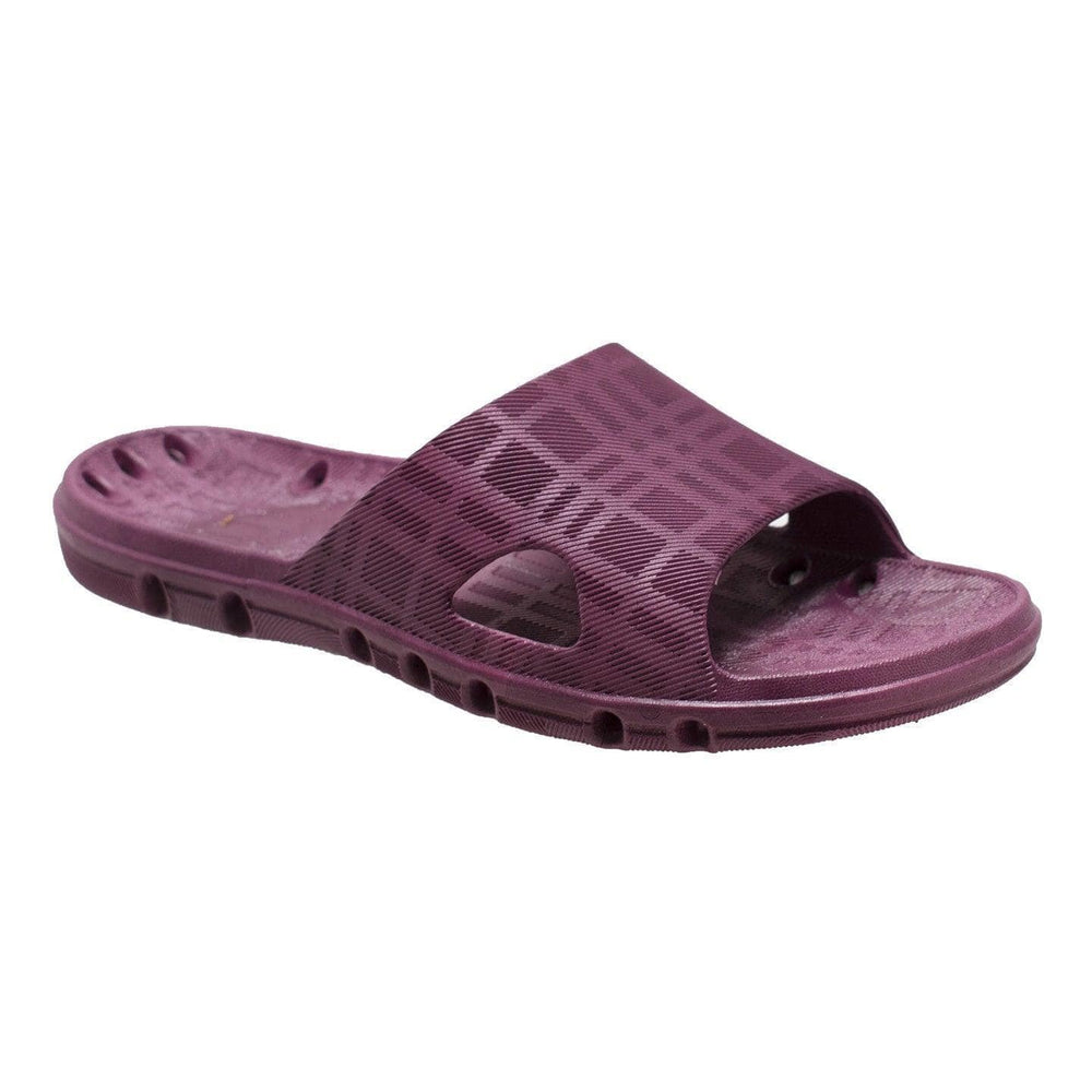 Tecs Women's PVC Slide Sandal Purple - Rocsoc