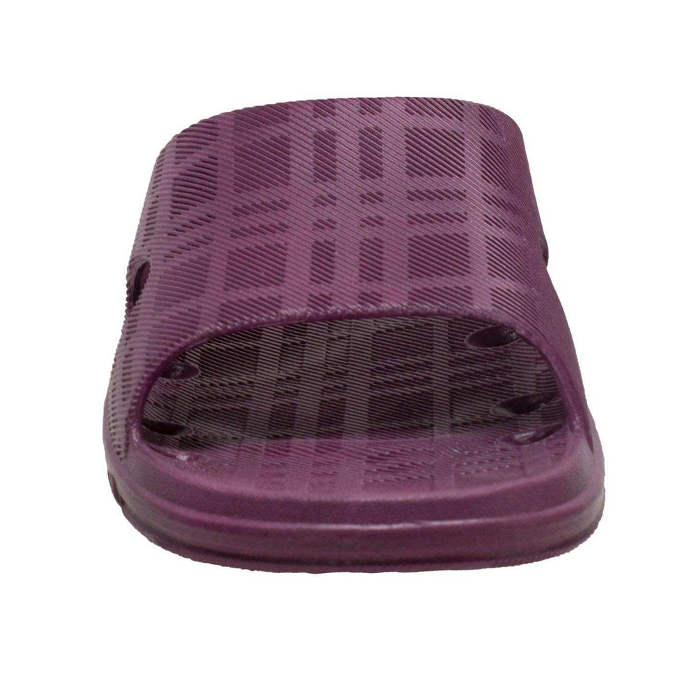 Tecs Women's PVC Slide Sandal Purple - Rocsoc - Flyclothing LLC