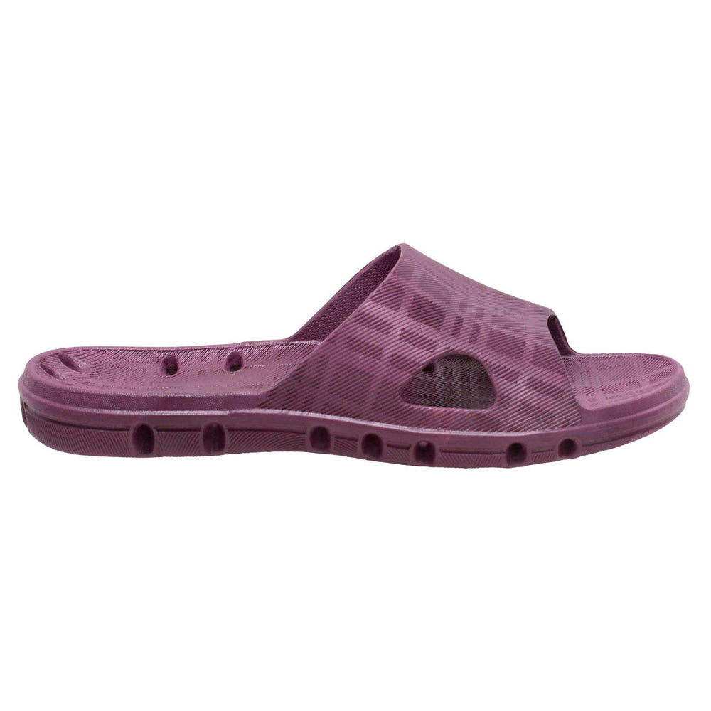 Tecs Women's PVC Slide Sandal Purple - Rocsoc - Flyclothing LLC