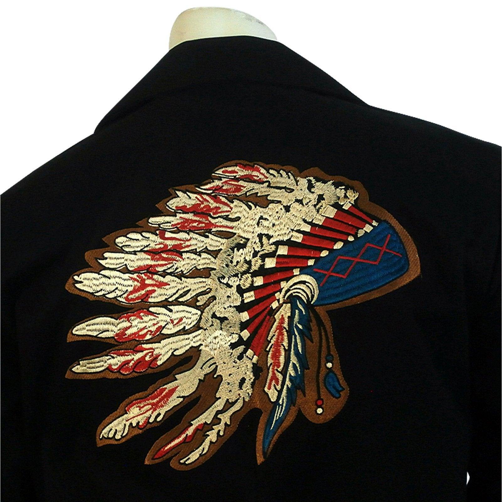 Rockmount Clothing Mens Vintage Gabardine Warbonnet Bolero Western Jacket - Flyclothing LLC