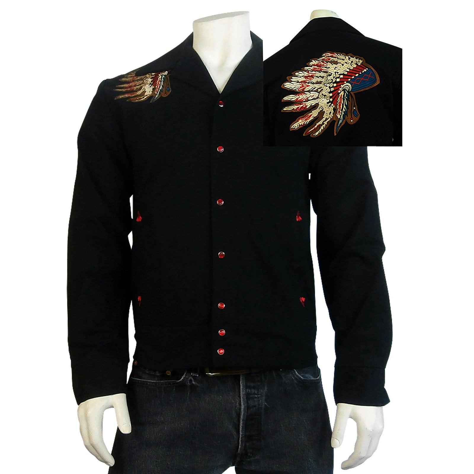 Rockmount Clothing Mens Vintage Gabardine Warbonnet Bolero Western Jacket - Flyclothing LLC