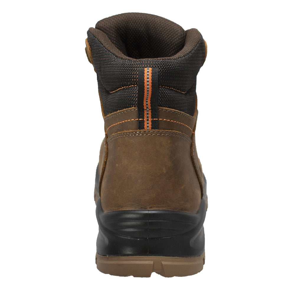 AdTec Men 6" Waterproof Composite Toe Work Hiker Brown - AdTec