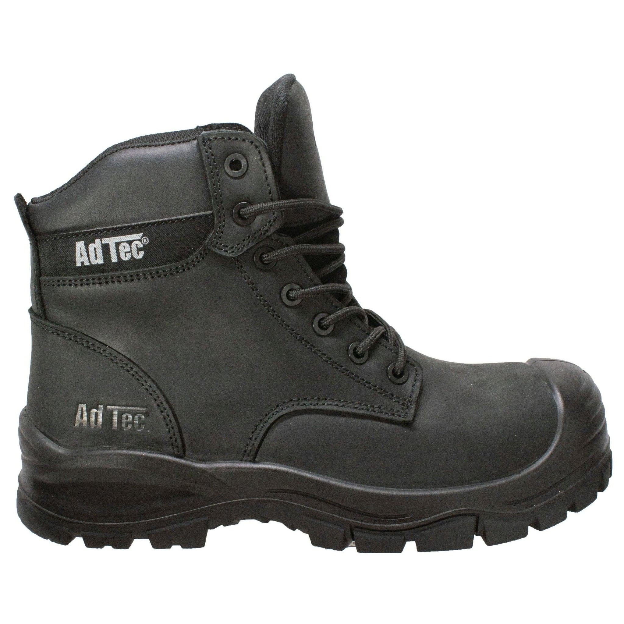 AdTec Men 6" Waterproof Composite Toe Work Boot Black - AdTec - Flyclothing LLC