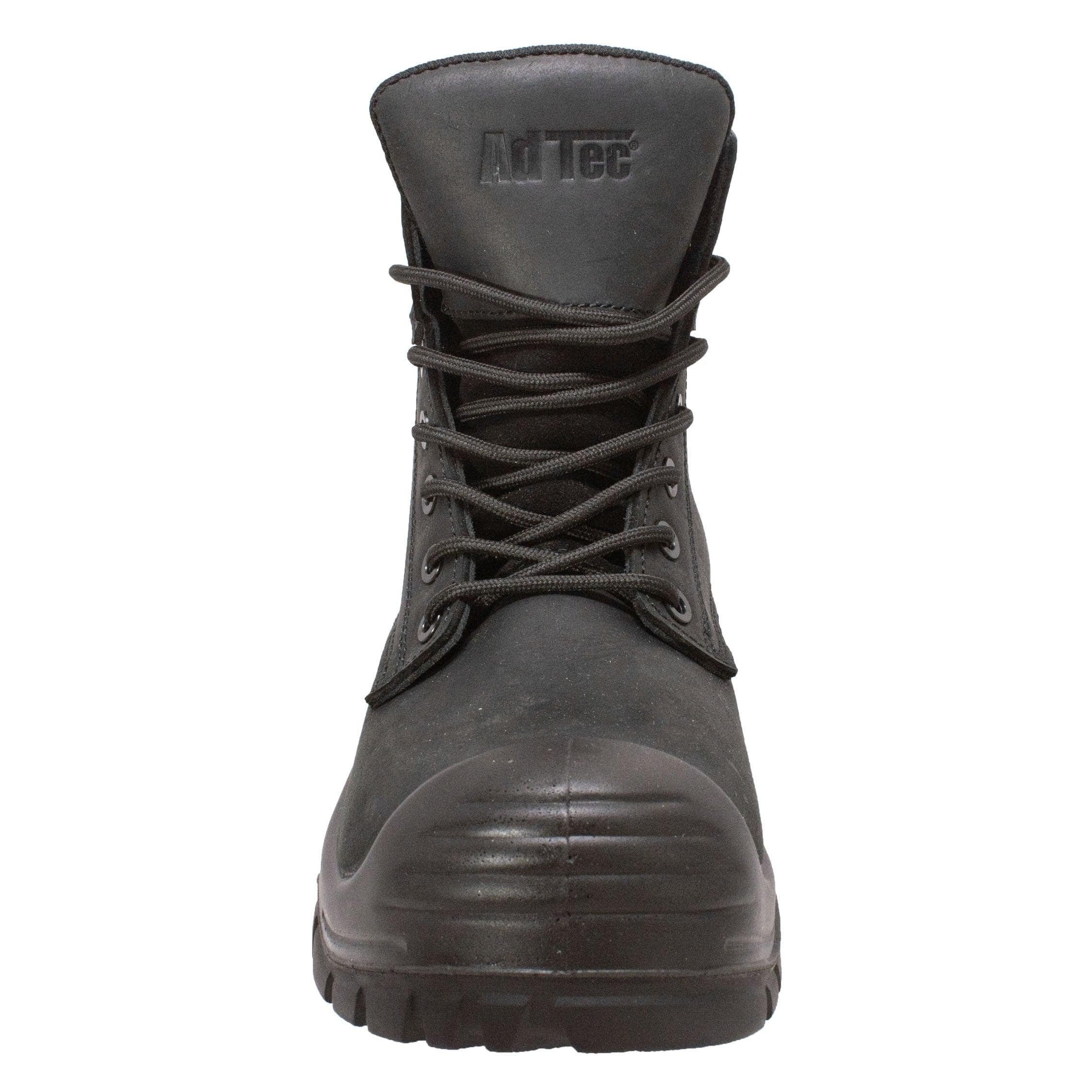 AdTec Men 6" Waterproof Composite Toe Work Boot Black - Flyclothing LLC