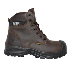 AdTec Men 6" Waterproof Composite Toe Work Boot Brown - Flyclothing LLC
