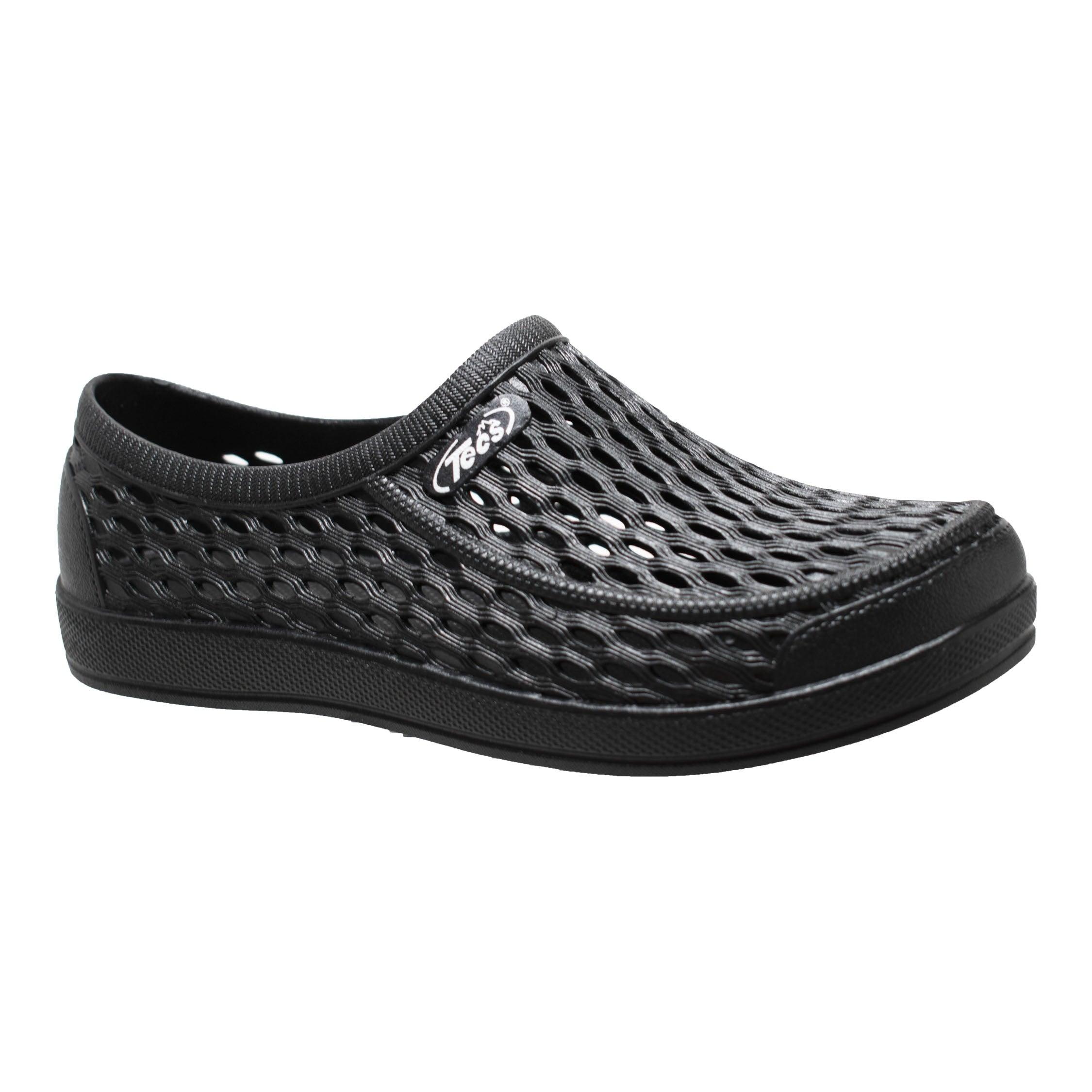 Tecs Men's 4" Relax Aqua Tecs Garden Shoes Black - Flyclothing LLC