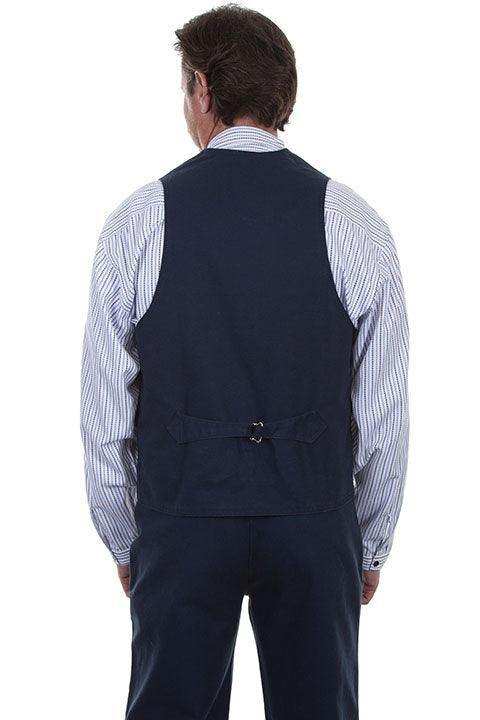 Scully NAVY CANVAS VEST - Scully Leather - Flyclothing LLC