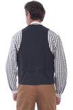 Scully BLACK CANVAS VEST - Scully Leather