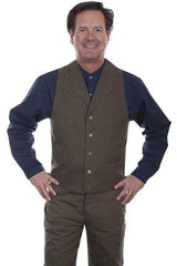 Scully KHAKI CANVAS VEST - Scully Leather - Flyclothing LLC