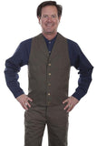 Scully KHAKI CANVAS VEST - Scully Leather