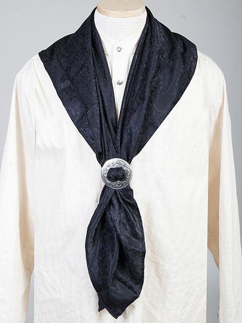 Scully BLACK SILK SCARF - Scully Leather