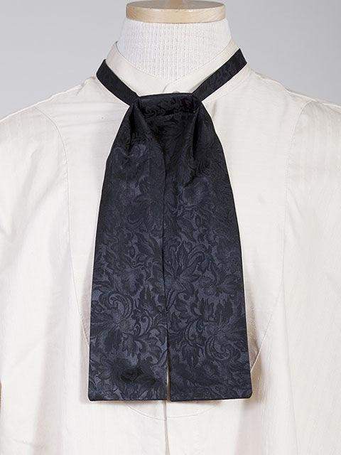 Scully BLACK SILK PUFF TIE - Scully Leather - Flyclothing LLC