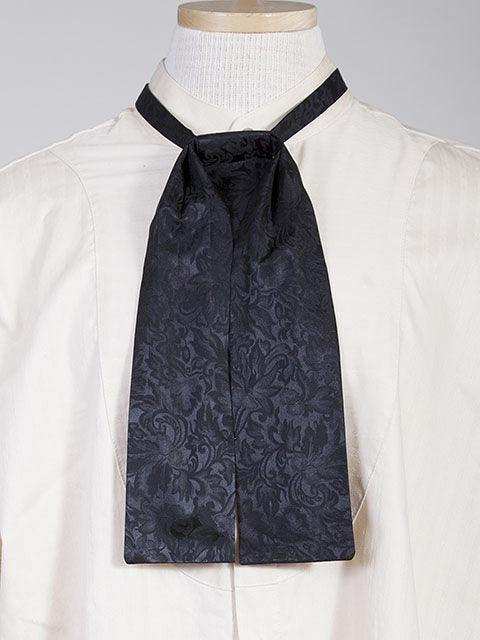 Scully BLACK SILK PUFF TIE - Scully Leather - Flyclothing LLC