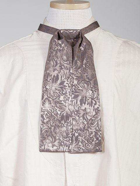 Scully TAUPE SILK PUFF TIE - Scully Leather - Flyclothing LLC