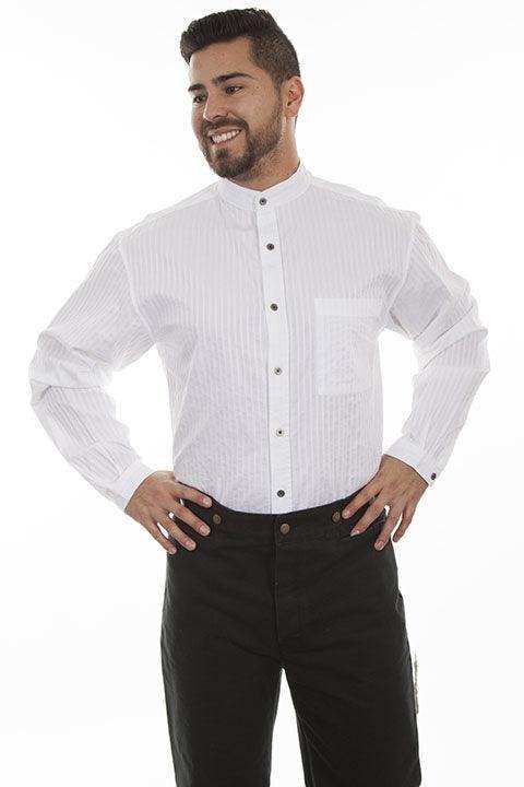 Scully WHITE BUTTON FRONT SHIRT - Scully Leather - Flyclothing LLC