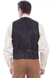 Scully EMERALD DOUBLE BREASTED WIDE LAPEL VEST - Scully Leather