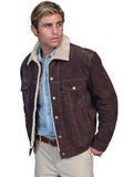 Scully Leather Chocolate Mens Jacket - Scully Leather
