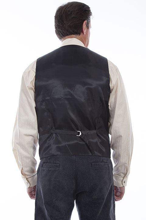 Scully GREY MINI HERRINGBONE DOUBLE BREASTED VEST - Scully Leather - Flyclothing LLC