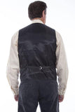 Scully GREY MINI HERRINGBONE DOUBLE BREASTED VEST - Scully Leather