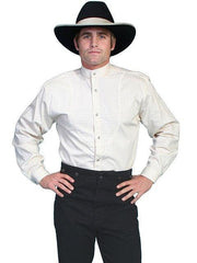 Scully IVORY DIAMOND DOBBY BUTTON UP SHIRT - Scully Leather