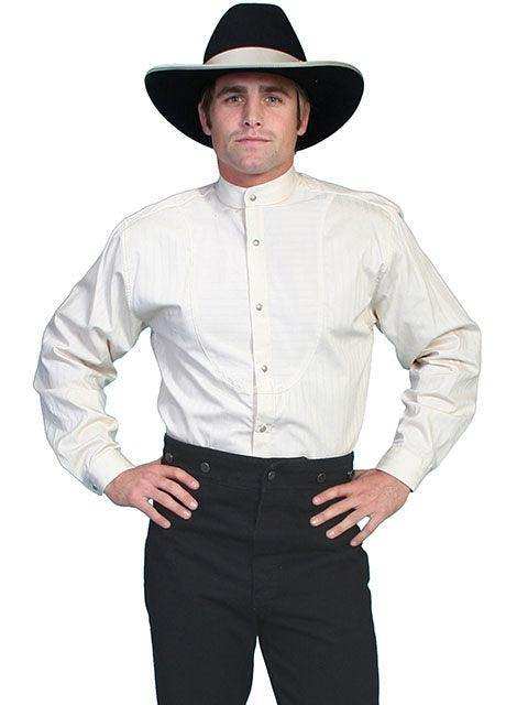 Scully IVORY DIAMOND DOBBY BUTTON UP SHIRT - Scully Leather - Flyclothing LLC