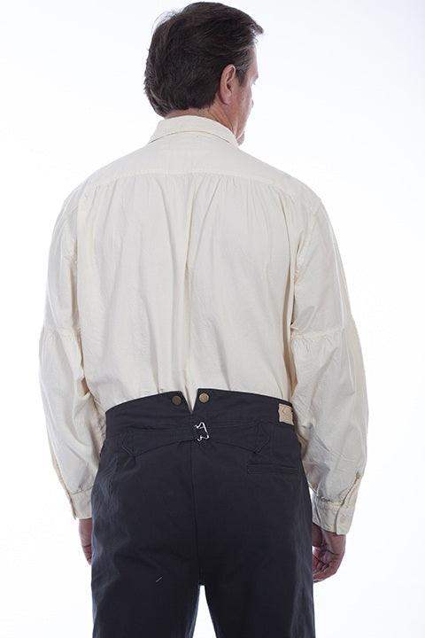 Scully NATURAL DROP SHOULDER POINT COLLAR PULL OVER - Scully Leather - Flyclothing LLC