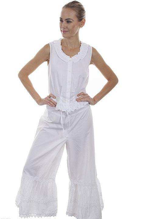 Scully WHITE BLOOMERS - Scully Leather - Flyclothing LLC