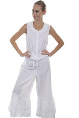 Scully WHITE BLOOMERS - Scully Leather
