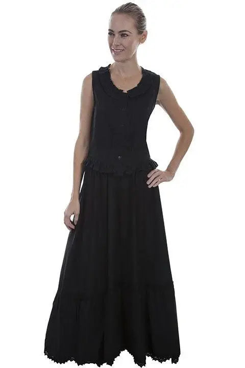 Scully BLACK PETTICOAT - Scully Leather - Flyclothing LLC