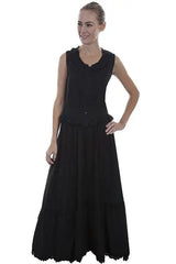 Scully BLACK PETTICOAT - Scully Leather - Flyclothing LLC