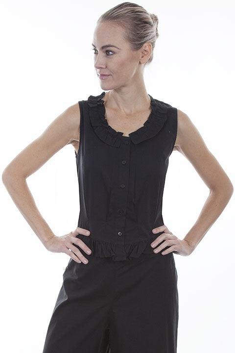 Scully BLACK CAMISOLE - Scully Leather