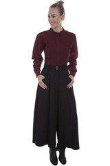 Scully BLACK SUEDED RIDING SKIRT - Scully Leather - Flyclothing LLC
