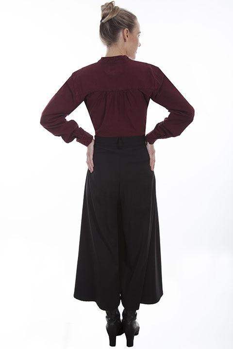 Scully BLACK SUEDED RIDING SKIRT - Scully Leather - Flyclothing LLC