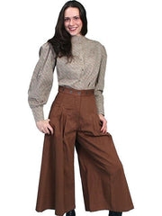 Scully BROWN PETITE BRUSHED TWILL RIDING PANT - Flyclothing LLC