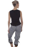 Scully BLACK STRIPE BLOOMERS - Scully Leather - Flyclothing LLC