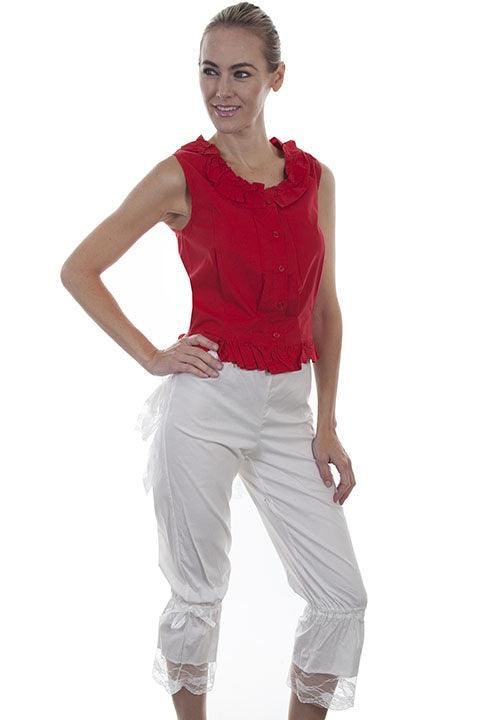 Scully WHITE BLOOMER W/BUSTLE - Flyclothing LLC