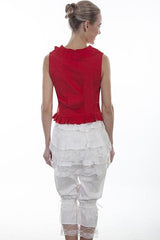 Scully WHITE BLOOMER W/BUSTLE - Flyclothing LLC
