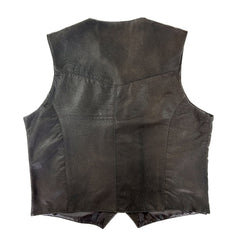 Rockmount Clothing Men's Leather Vest Pebble Lamb