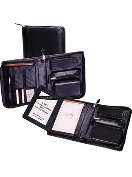 Scully BLACK ZIP TRI-FOLD ORGANIZER - Scully Leather