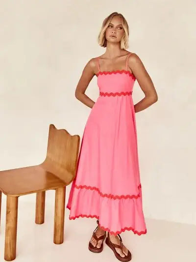 Spaghetti Strap Maxi Dress - Trendsi - Flyclothing LLC