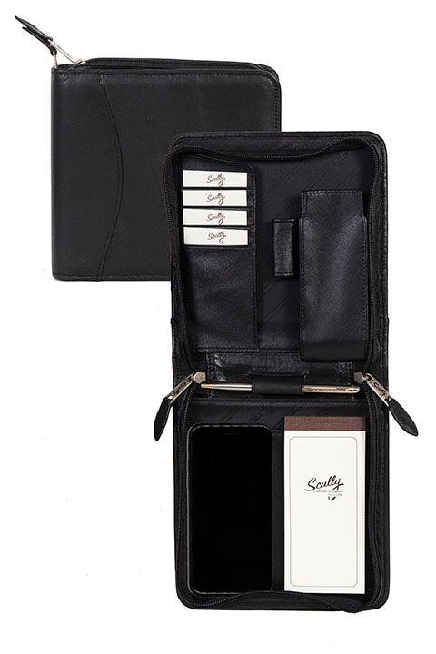 Scully BLACK ZIP ORGANIZER - Scully Leather