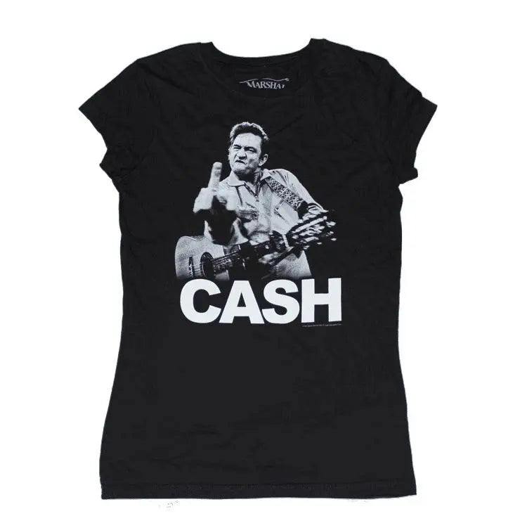 Jim Marshall Johnny Cash The Bird Ladies Tee - Jim Marshall