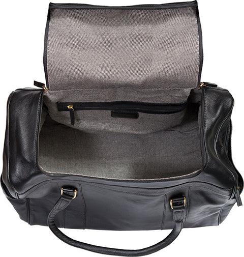 Scully Leather Black Duffle Bag - Flyclothing LLC