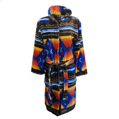 Rockmount Clothing Los Alamos Print Fleece Western Robe - Rockmount Clothing