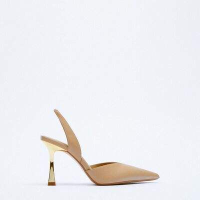PU Leather Point Toe Stiletto Heel Pumps - Trendsi - Flyclothing LLC