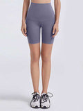 Wide Waistband Sports Shorts - Trendsi - Flyclothing LLC