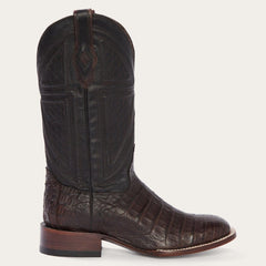 Stetson Kaycee Brown Caiman Belly Cowboy Boot