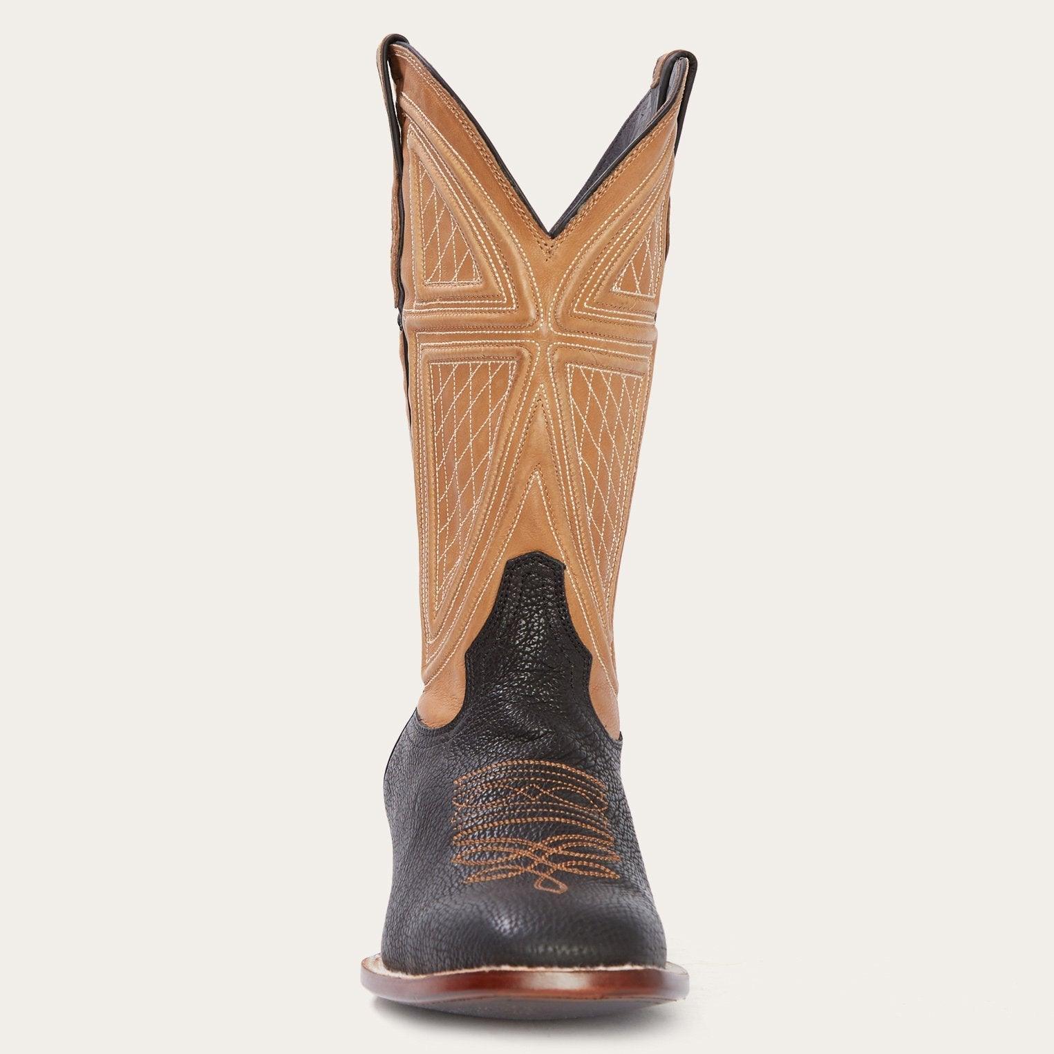 Stetson Billings Black Shark Cowboy Boot - Flyclothing LLC